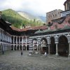 cortile del monastero di rila